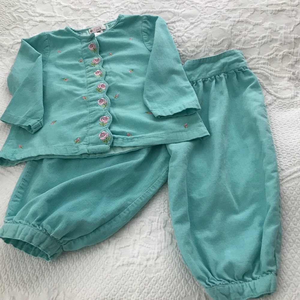 Matching corduroy set